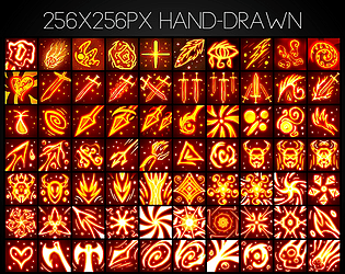 50 RPG Magic Nature Spell Icons