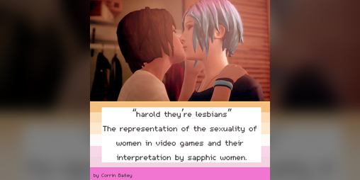 Cover image for "harold, they're lesbians"