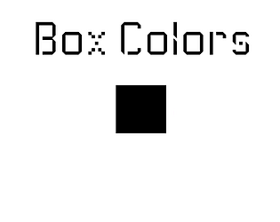 Box Colors