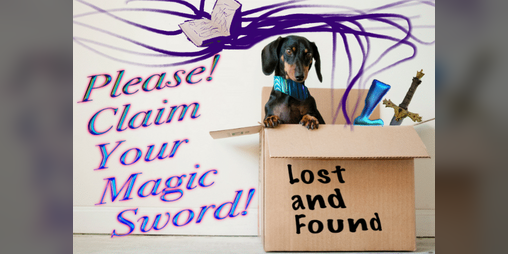 Cover image for Please! Claim Your Magic Sword!