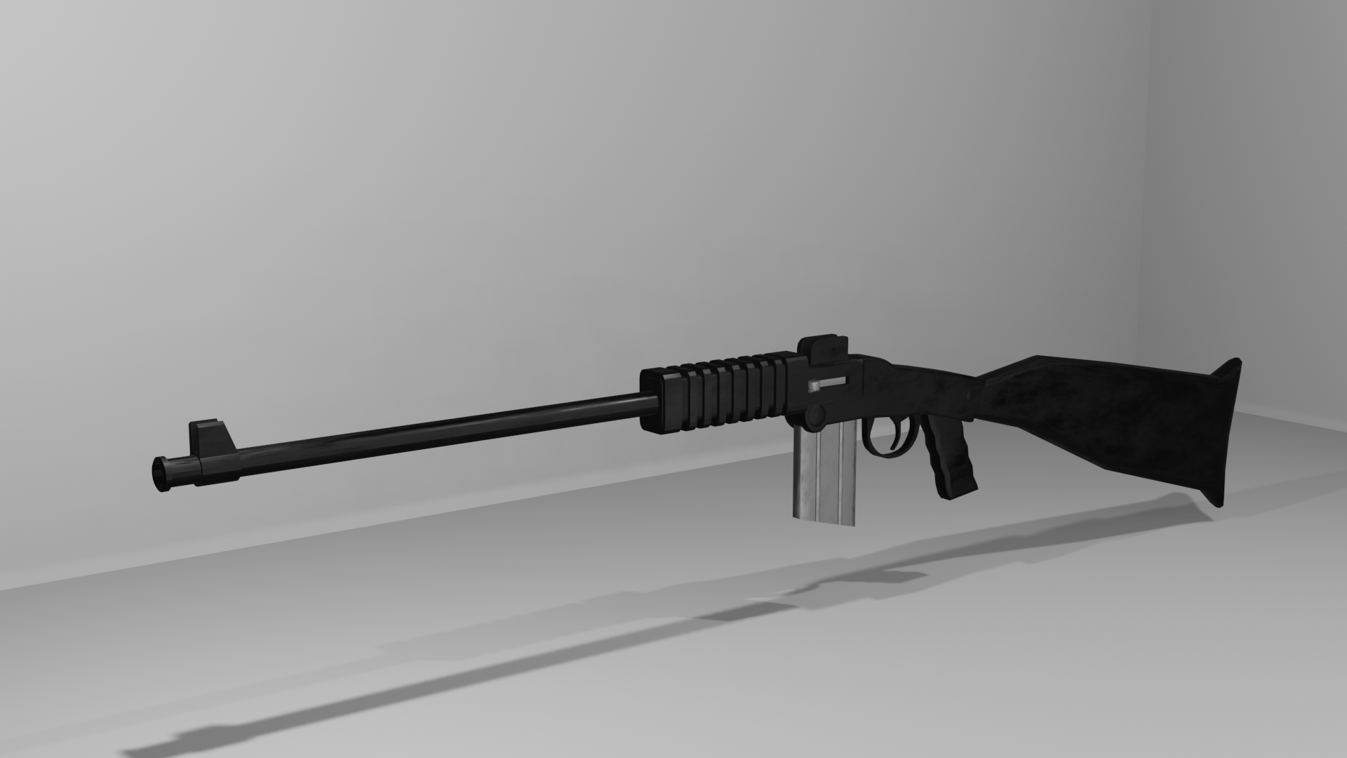 Hunting Rifle free 3D model by Low_Maker