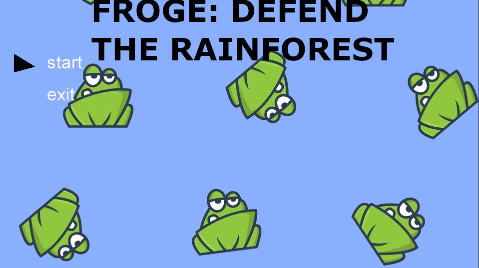 Froge: Defend the rainforest