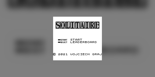 Cover image for GameBoy Spider Solitaire