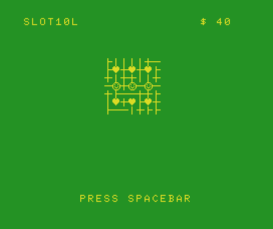 SLOT10L by Roberto Capuano for ASCII BASIC GAME 10Liner - itch.io