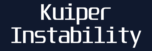 Kuiper Instability