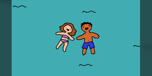 Cover image for a day at the beach