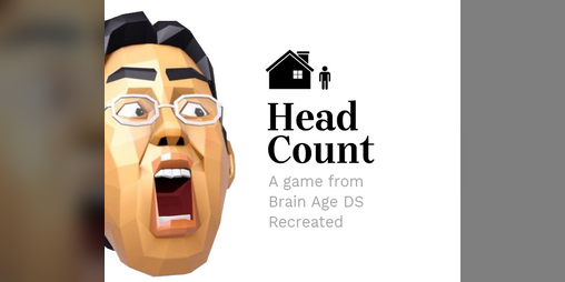 Cover image for Head Count - Brain Age Mini Game Recreation