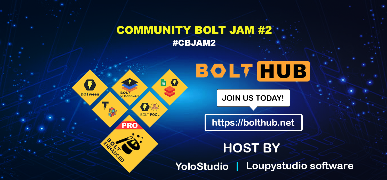 Community Bolt Jam #2 Hosted by YoloStudio and Loupystudio software