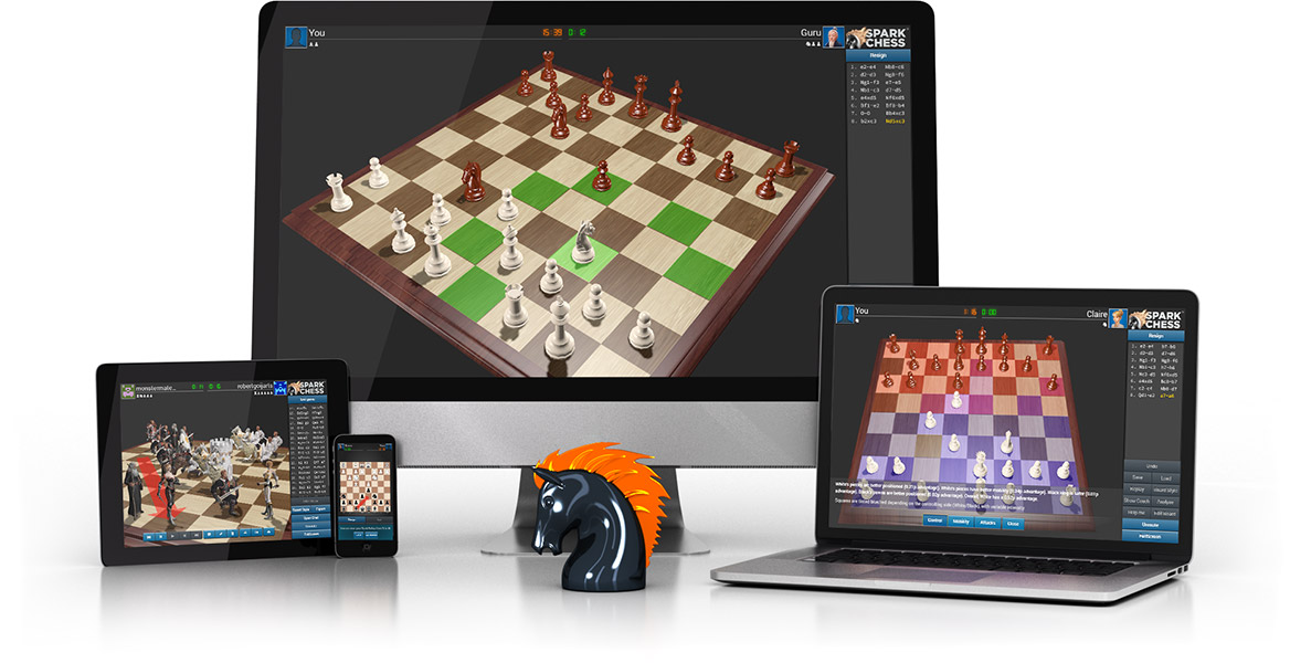 Frequent questions about SparkChess, the online chess game