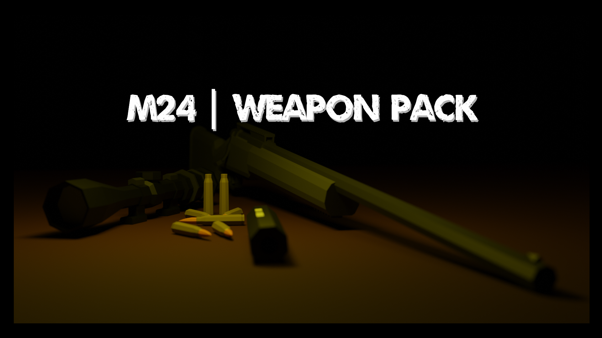 M24 Low-Poly Gun pack