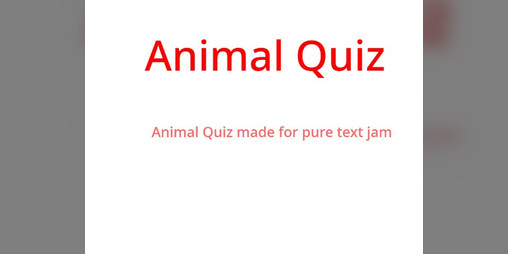 Cover image for Animals Quiz