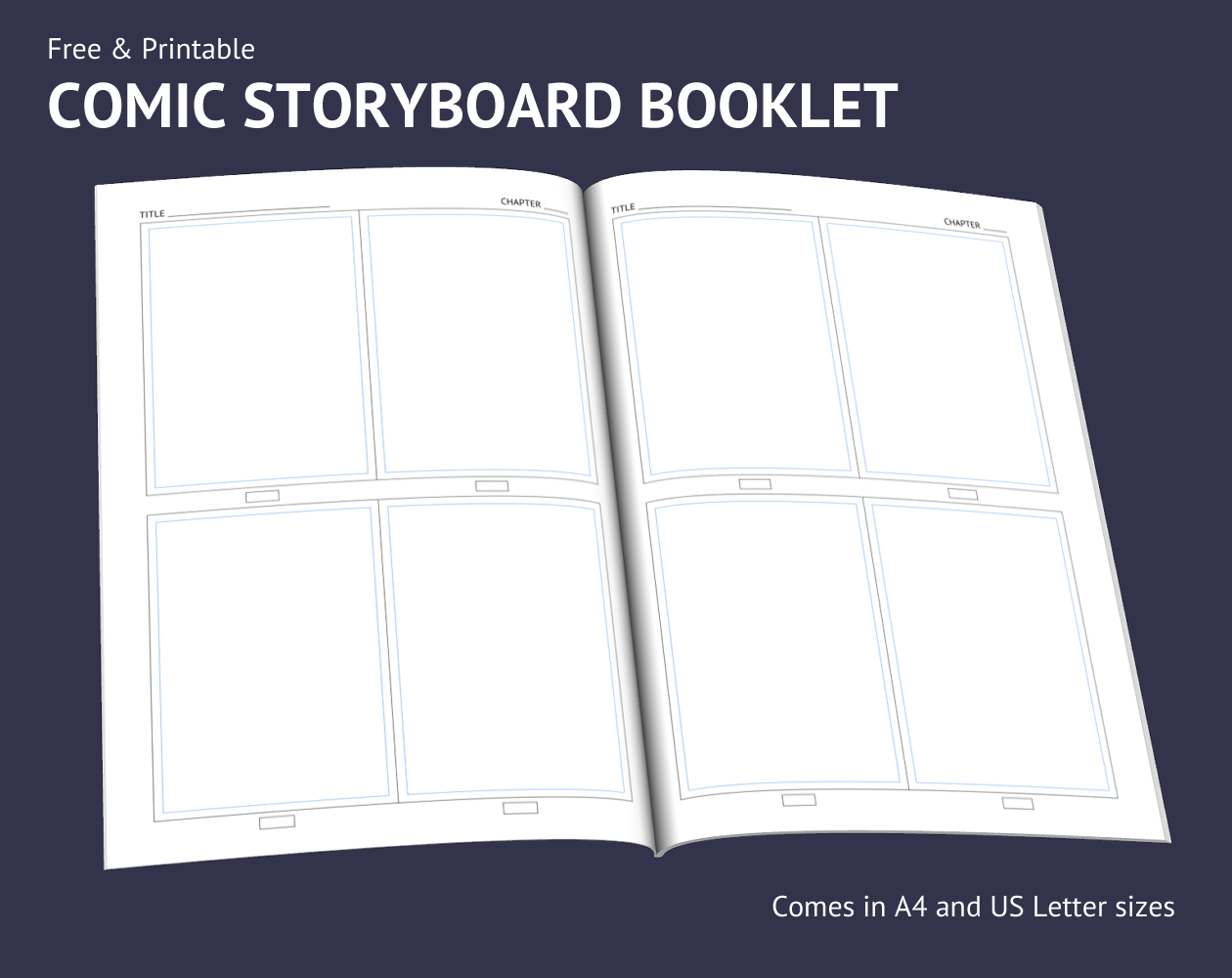 Comic Book / Storyboard V2: 200 Pages 8.5 X 11 [Book]