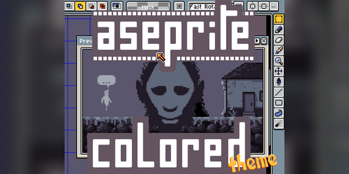 Cover image for Colored theme for Aseprite