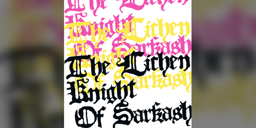 Cover image for The Lichen Knight of Sarkash - A Mörk Borg Adventure
