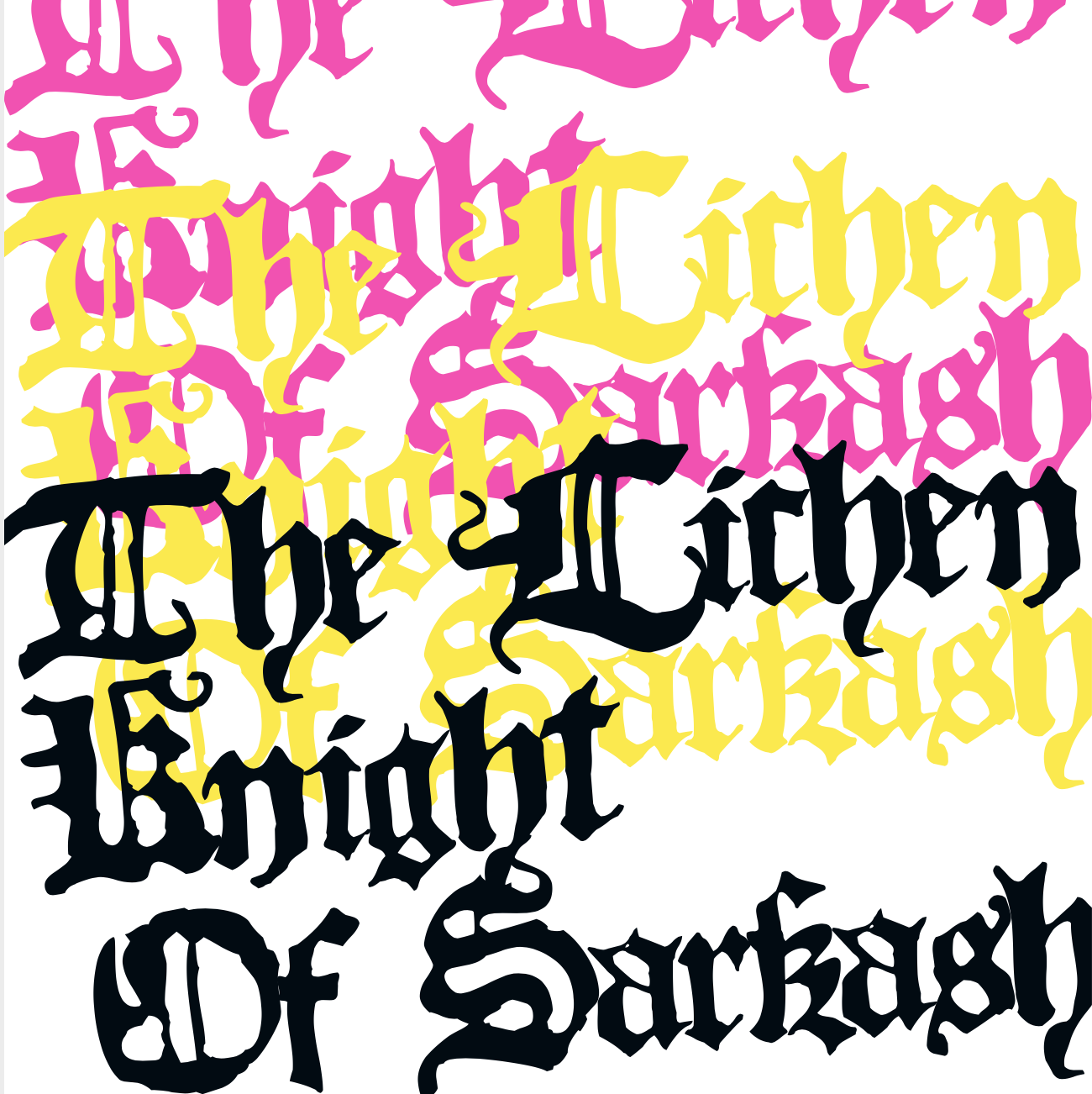 Cover image for The Lichen Knight of Sarkash - A Mörk Borg Adventure