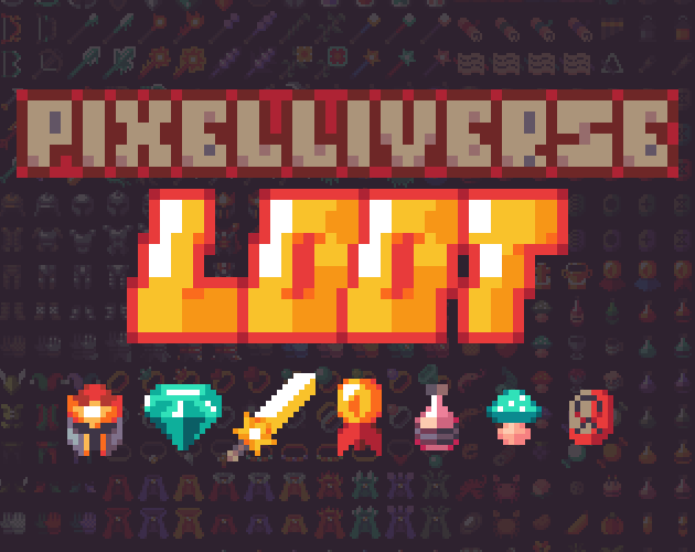 Pixel Art Loot - Pixelliverse by zrghr