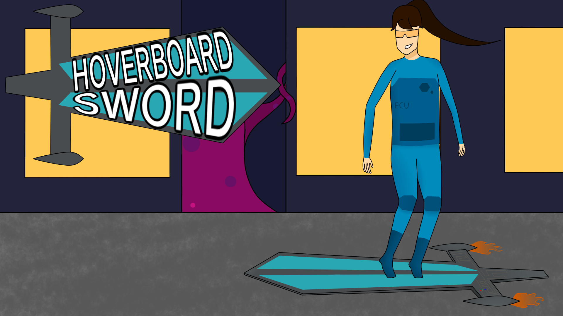 Hoverboard Sword