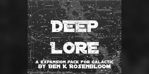 Cover image for Deep Lore: A Galactic 2e Expansion Pack