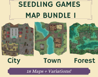 Map pack 1: Town, City and Forest  