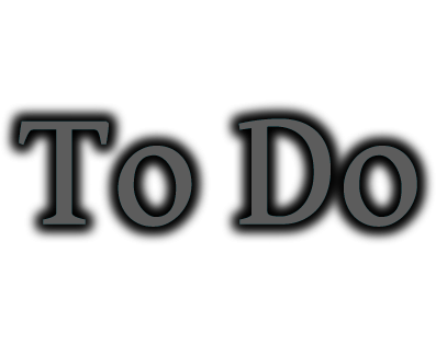ToDo list for Unity