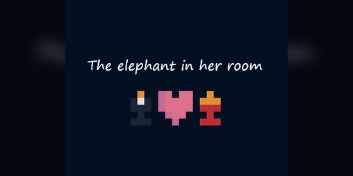 Cover image for The elephant in her room