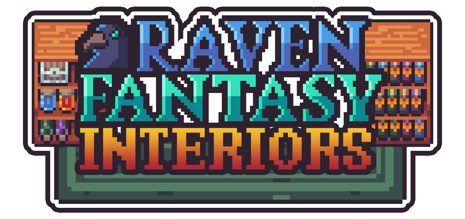 Raven Fantasy - 2D PixelArt Tileset and Sprites - Interiors