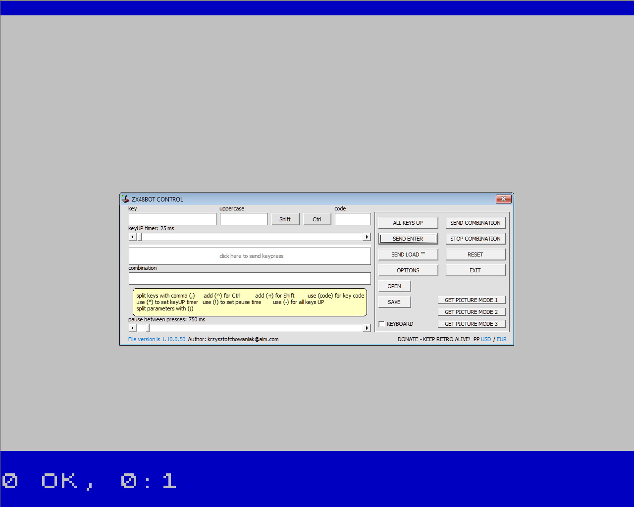 auto key press tool for ZX Spectrum by unaux_25917242