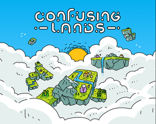 Confusing Lands   - A print-and-play, 18 card game of puzzling terrain for 2 Players 