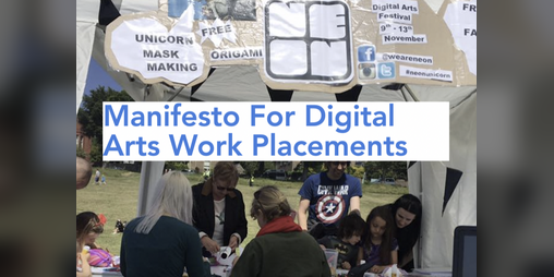 Cover image for Manifesto For Digital Arts Work Placements (NEoN Digital Arts)