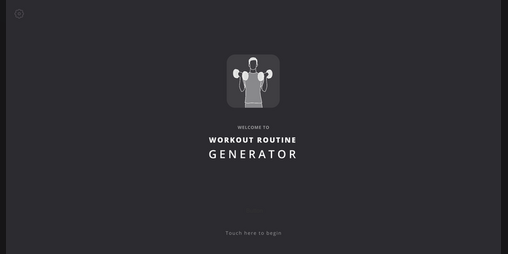 Cover image for Workout Routine Generator