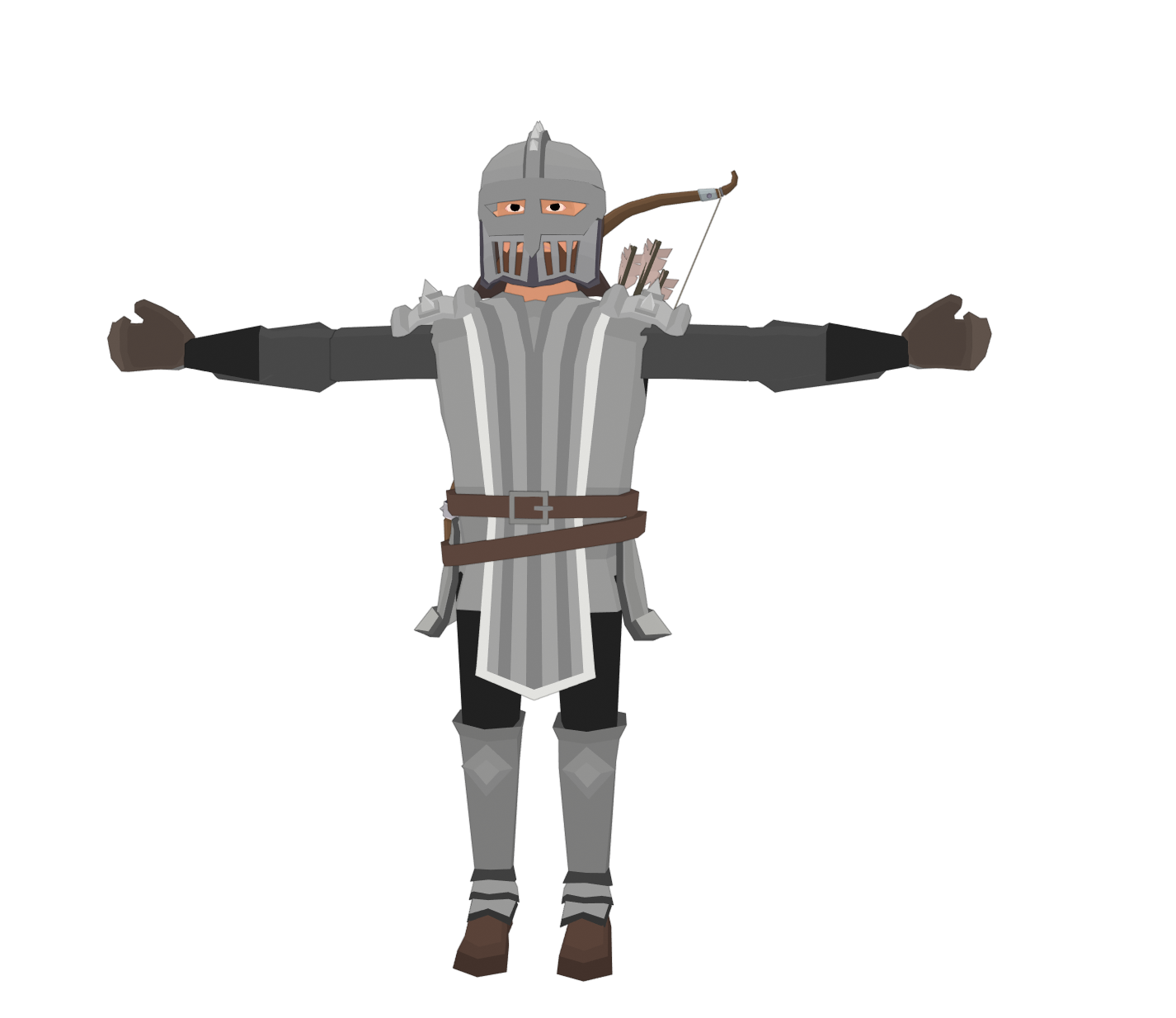 New character Model T pose