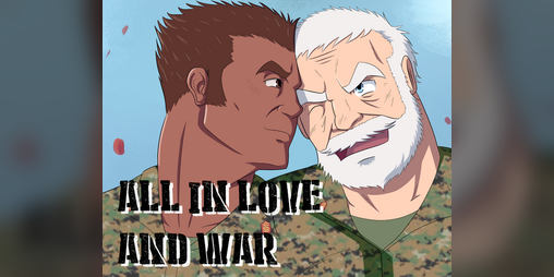 Cover image for All in Love and War