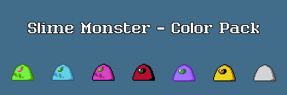Slime Monster - Color Pack