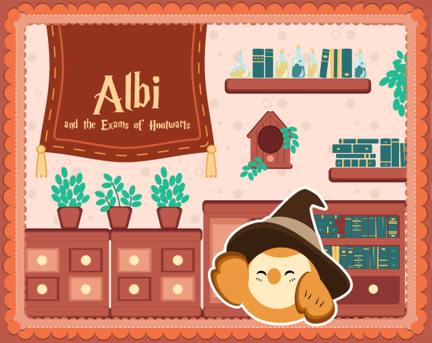 Cover image for Albi and the Exams of Hootwarts