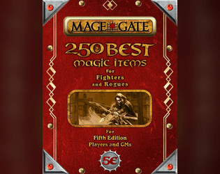 250 Best Magic Items for Fighters and Rogues  