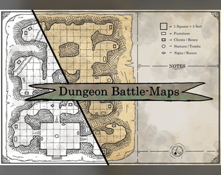 20 Dungeon Battle-Maps  