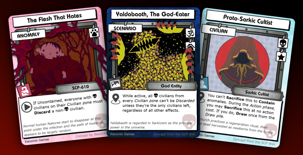 Overview of Expansions [Updated] - Uncontained - SCP Card Game by Kenomic  Games