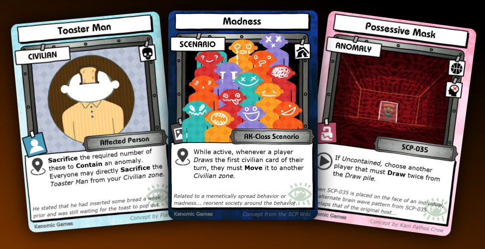 Overview of Expansions [Updated] - Uncontained - SCP Card Game by Kenomic  Games