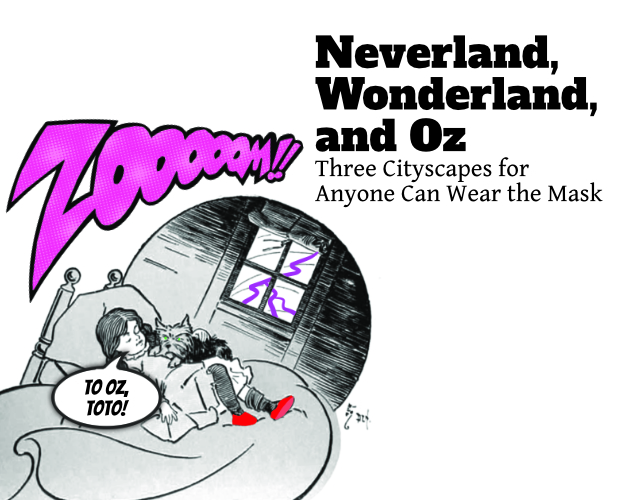 Cover image for ACWTM Cityscapes: Neverland, Wonderland, and Oz