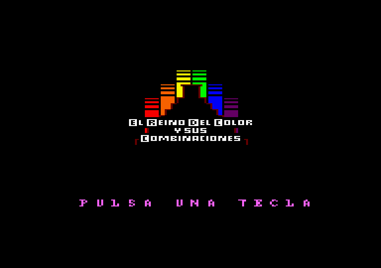 El Reino del Color y sus Combinaciones - Amstrad CPC