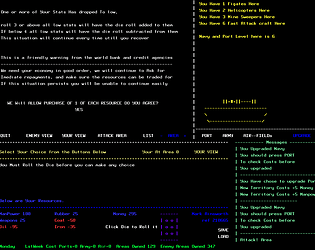 Nuclear War (Text Based Wargame, very complex)