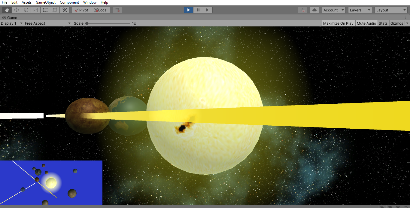 Solar system game