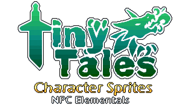 Tiny Tales Pixel 2D: Elemental NPC Sprite Pack