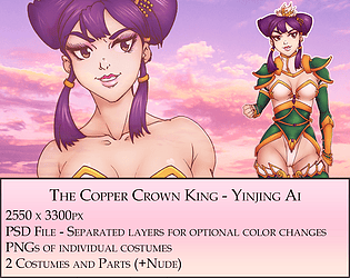 DESIRE FANTASY Pitaya [Character & Battler]-RPG RETRO TOPDOWN by Noiracide