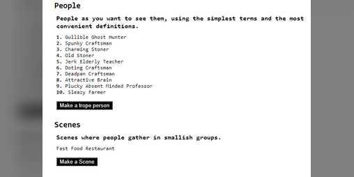 Cover image for Trope Generator