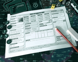 Alien RPG Custom Character Sheet   - FREE fan-made form-fillable PDF character sheet for use with the Alien RPG 