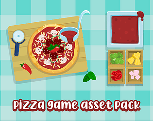 Cooking Pizza Assets Idle Game Kit Download 