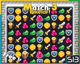 Match-3 Puzzle Game Asset Pack & Unity Background
