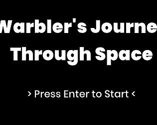 Warbler's Journey Through Space