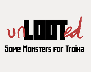 Some Monsters For Troika   - Some monsters for Troika 
